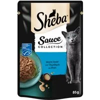 Sheba SHEBA® Portionsbeutel Sauce Collection Sauce Lover mit Thunfisch 85g, für: Katze