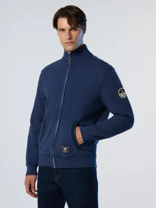 North Sails Sweatshirt Archivarischer durchgehender Reißverschluss