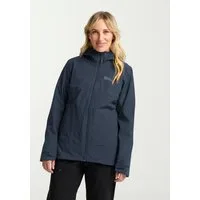 Jack Wolfskin 3-in-1-Funktionsjacke MOONRISE 3IN1 JKT W mit herausnehmbarer Fleecejacke, atmungsaktiv, schnell trocknend