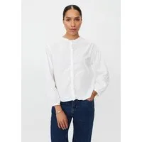 Masai Businessshirt MaIsendre weiche Baumwollpopeline, feminine Rüschen
