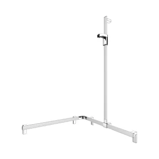 KEUCO AXESS Eck-Duschhandlauf 90° mit Brausestange, Metall, B: 85 H: 130,1 T: 85 cm, 35015170101 35015170101