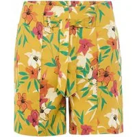 Salsa Stretch-Jeans SALSA JEANS SHORTS yellow floral print 122813.4048