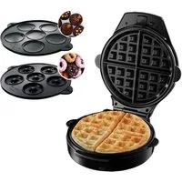 RUSSELL HOBBS 3-in-1-Kombi-Waffeleisen Fiesta 3 in 1 24620-56 Waffeln Donuts Cupcakes 900W, 900 W