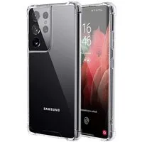 CoolGadget Handyhülle Anti Shock Rugged Case für Samsung Galaxy S21 Ultra 6,8 Zoll, Slim Cover mit Kantenschutz Schutzhülle für Samsung S21 Ultra 5G Hülle
