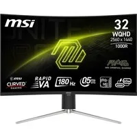 MSI MAG 325CQRF QD E2 Curved-Gaming-Monitor (80 cm/32 ", 2560 x 1440 px, WQHD, 0,5 ms Reaktionszeit, 180 Hz, VA LED, 5-Wege Joystick Navigation)