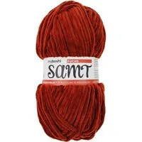 myboshi Samt Wolle, Chenille Garn Häkelwolle, 100 m (1-St., Samt Wolle Original Chenille Garn), Uni
