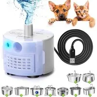 AIMAX Trinkbrunnen Pumpe Wasserbrunnen Ersatzpumpe für Edelstahl Haustier Wasserbrunnen, Katzenbrunnen Pumpe Ersatzpumpe Katzenbrunnen USB