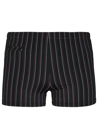 BASEFIELD - He.-Badepants black stripes - Gr. - 6