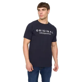 Crosshatch - "Chantlars" T-Shirt für Herren (Marine)