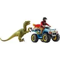 Dinosaurs Flucht auf Quad vor Velociraptor, Spielfigur