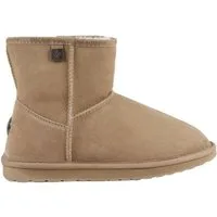 Emu Australia Platinum Stinger Slim Mini (Schafsleder, Wildleder) sandbraun Damen Winterstiefel