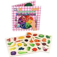 MAGNIKON Lernspielzeug Sortierspiel Formen und Farben für Unterwegs (Set, 36-St., magnet puzzle), Magnete für Kinder