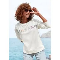 Elbsand Sweatshirt Alma mit Logostickerei vorne, lässige Passform, sportlich-casual