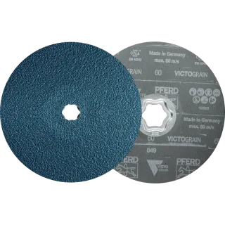 PFERD TOOLS COMBICLICK Fiberscheibe VICTOGRAIN Höchstleistung auf Stahl - 64118160