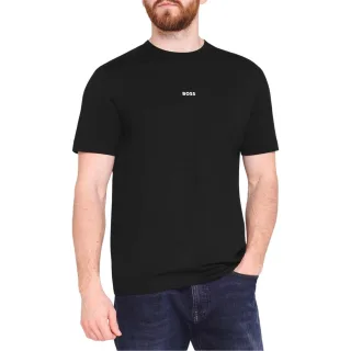 Boss - "Tchup" T-Shirt für Herren, Übergroß (Schwarz)