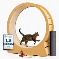noviclass Tierlaufrad Katzenlaufrad 'Baghira' XXL Groß 120cm Innendurchmesser