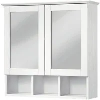 welltime Spiegelschrank Landhaus Sylt Badschrank, Badmöbel, FSC®-zertifiziert Breite 62,5 cm, aus Massivholz
