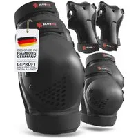 SKATEWIZ Protektoren-Set SMASH Knieschoner Kinder Inliner Schoner Erwachsene Protektoren Set (Schonerset Inliner skates Mädchen Schützer, 6-tlg., Inliner Schoner mit Knie-, Ellenbogen- und Handgelenkschützer), Schützer Inline Skates Kinder Schlittsch