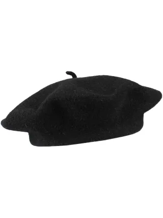 Baskenmütze Woll Baskenmütze black - Gr. - OS