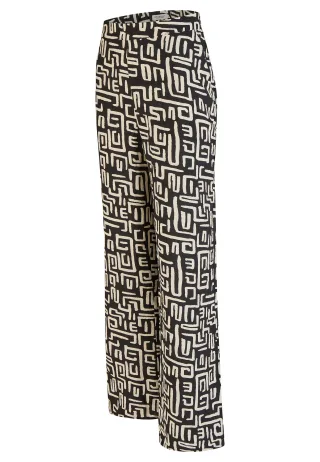BROADWAY NYC FASHION - Pants black ethno - Gr. - 001