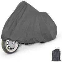 BURI Schutzplane Motorrad Vollgarage Motorradgarage Schutzhülle Abdeckplane Abdeckung
