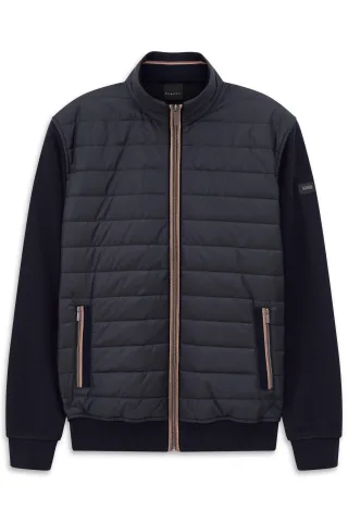 Bugatti Herren Sweatjacke mit gesteppter Front