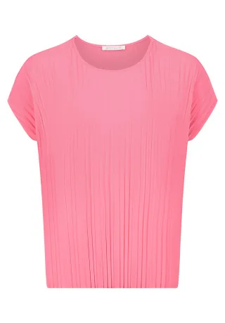 Betty & Co - Kurzarm-Shirt Pink Lemonade - Gr. - XXL
