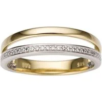 Firetti Fingerring Schmuck Geschenk Gold 333 Damenring Goldring, mit Brillanten