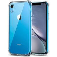 CoolGadget Handyhülle Anti Shock Rugged Case für Apple iPhone XR 6,1 Zoll, Slim Cover Kantenschutz Schutzhülle für iPhone XR Hülle Transparent