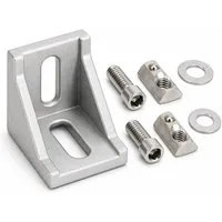 SCHMIDT systemprofile Profil 10x Eckwinkel Nut 8 39x39x35mm Alu Profil Winkel-Verbinder 40x40