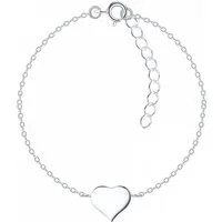ALEXANDER YORK Silberarmband HERZ, 925 Sterling Silber