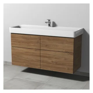 Sanipa 3way Waschtischunterbau zu Laufen Pro S Waschtisch mit 4 Auszügen, Eiche-Kansas SM78659