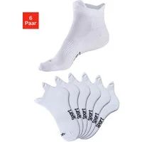 Bench. Sneakersocken (Packung, 6-Paar) mit feiner Mesh Konstruktion und Mittelfußgummi