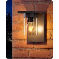 EDISHINE Außen-Wandleuchte, ohne Leuchtmittel, für Hauswand, Garage, Vordach