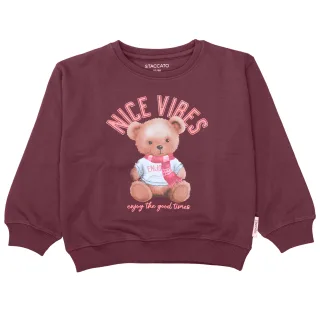 STACCATO - Md.-Sweatshirt dark plum - Gr. - 116/122