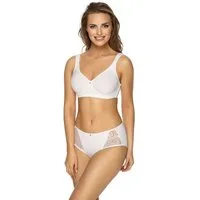 Viania Soft-BH 194454 (1-tlg) bügellos breite Komfortträger Spacercups Weiß