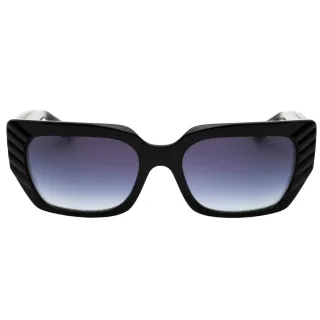 Guess Sonnenbrille Mit Glänzend Schwarzem Rahmen Und Rauchfarbenen Verlaufsgläsern
