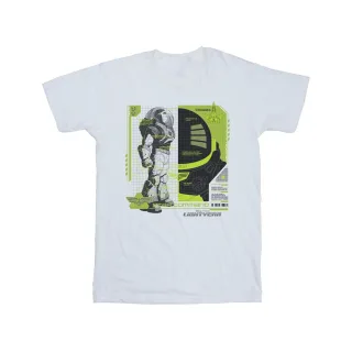 Disney - "Lightyear Buzz Tech Panel" T-Shirt für Herren (Weiß)
