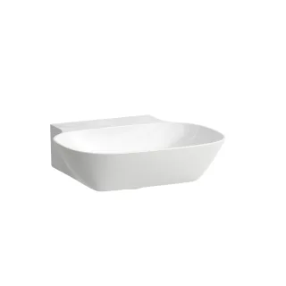 LAUFEN Aufsatz-Handwaschbecken Ino 450x900x145, ohne Hahnloch, ohne Überlauf, geschliffen weiss H8163000001121