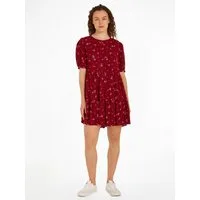 Tommy Jeans Blusenkleid TJW FLORAL TIERED ALINE DRESS mit Blumenprint