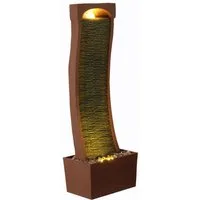 Teamson Home Gartenbrunnen mit LED rot 97 cm
