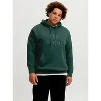 Jack & Jones PlusSize Kapuzensweatshirt JORFREDERIKSBERG MONOGRAM SWEAT HOOD PLS Baumwollmischung, regular fit