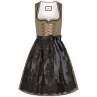 Nübler Dirndl Mini Dirndl Erika in Gold von Nübler - Rocklänge 55 cm