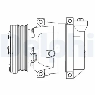 Delphi Klimakompressor Chevrolet Aveo Daewoo Kalos Leganza Nubira