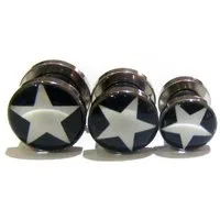 Vivance Plug-Set Flesh Tunnel Set, mit Logo