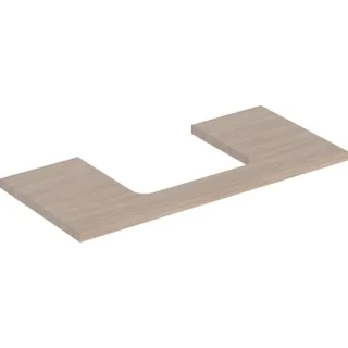 Geberit ONE Waschtisch-Platte, Ausschnitt mittig, für Aufsatzwaschtisch 505284005