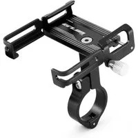 MidGard Smartphone-Halterung GUB P10 Fahrrad-Lenker Handyhalterung Universal für Motorrad, E-Bike, (mit Silikon-Sicherheitsband für 4,0 - 6,7 Zoll Smartphones)
