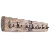 DESIGN DELIGHTS Wandgarderobe WANDGARDEROBE "CASA", 90cm, Altholz Hakenleiste, Garderobenleiste