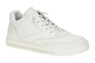 LLOYD 16-159-01 ARENA Herrensportliche Slipper Wei? Echtleder Gummisohle