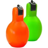 Best Sporting Handpfeife Handpfeife Set I hochwertige Schiedsrichterpfeife I orange + grün